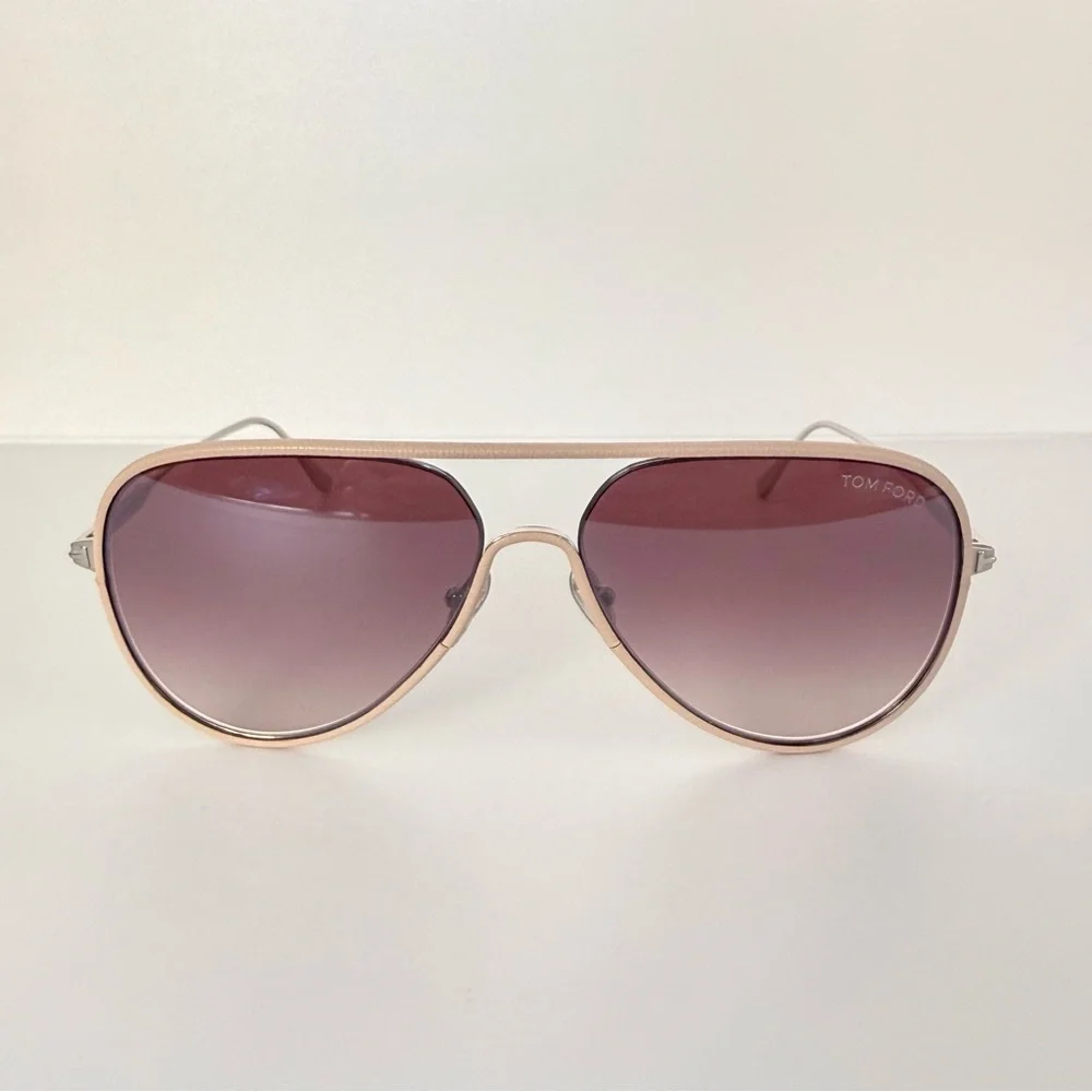 NEW!!! Tom Ford Jessie 02 TF1016 18Z aviator unisex sunglasses Authentic